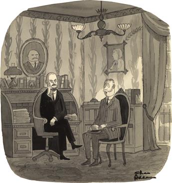 (THE NEW YORKER / CARTOON / TELEVISION / ADVERTISING.) CHARLES ADDAMS. Ive been troubled lately by an eerie, recurring dream. I seem